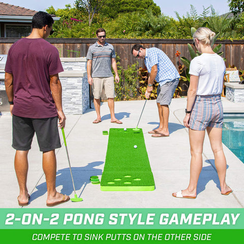 Lesmart Golf Pong Game Set - Best Backyard Party Golf Game Set