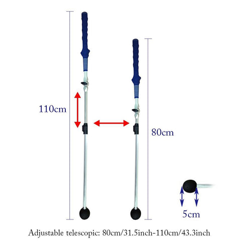 Lesmart Golf Practice Aid Grip Folding Swing Trainer