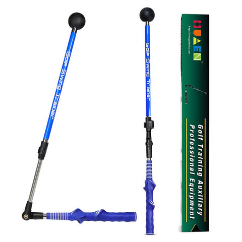 Lesmart Golf Practice Aid Grip Folding Swing Trainer