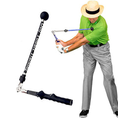 Lesmart Golf Practice Aid Grip Folding Swing Trainer