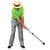 Lesmart Golf Practice Aid Grip Folding Swing Trainer