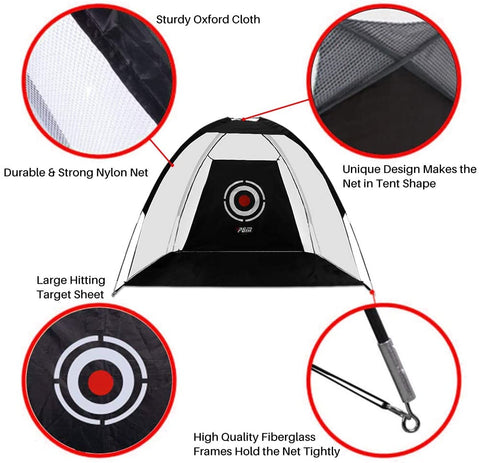 Lesmart Golf Practice Net with Target