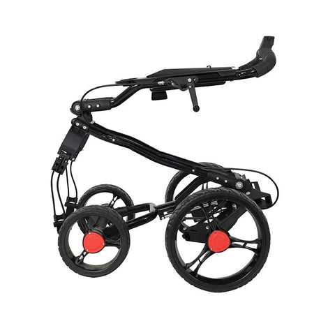 Lesmart Golf Push Cart - Ultra Lightweight & 4 Wheel Design