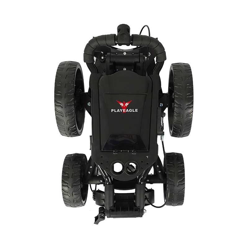 Lesmart Golf Push Cart - Ultra Lightweight & 4 Wheel Design