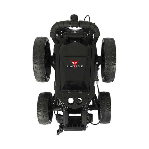 Lesmart Golf Push Cart - Ultra Lightweight & 4 Wheel Design