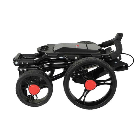 Lesmart Golf Push Cart - Ultra Lightweight & 4 Wheel Design