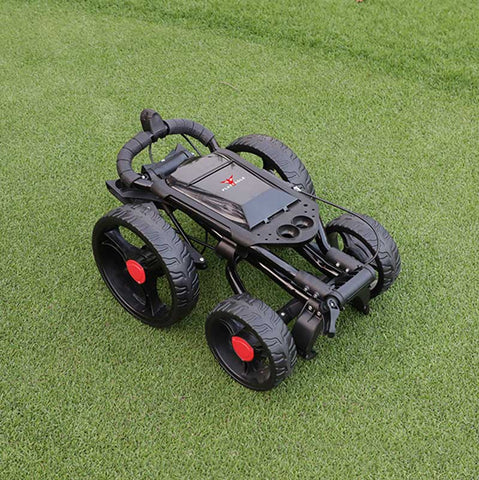 Lesmart Golf Push Cart - Ultra Lightweight & 4 Wheel Design