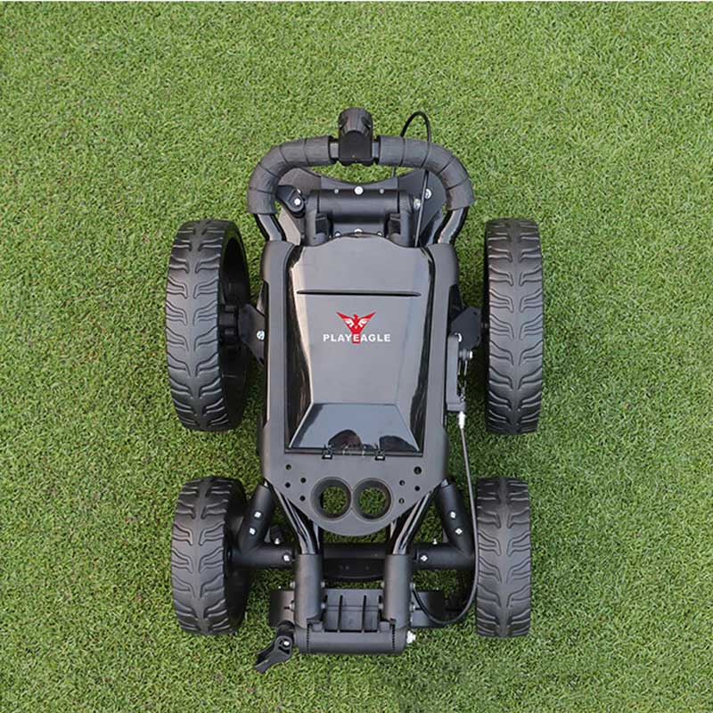 Lesmart Golf Push Cart - Ultra Lightweight & 4 Wheel Design