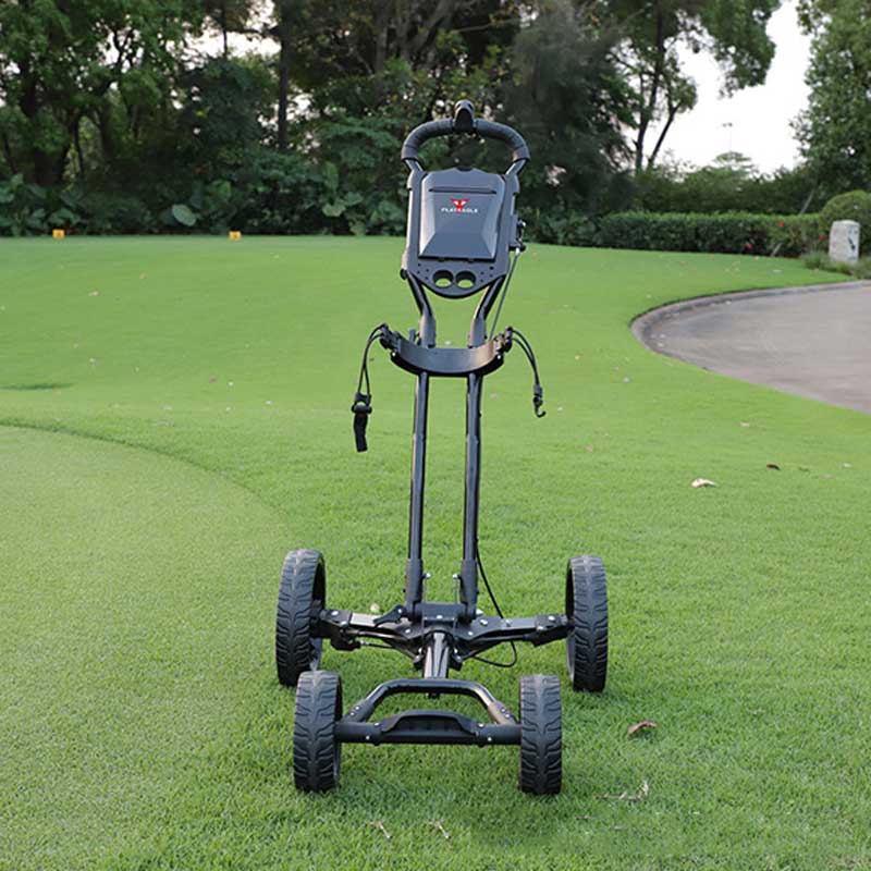 Lesmart Golf Push Cart - Ultra Lightweight & 4 Wheel Design