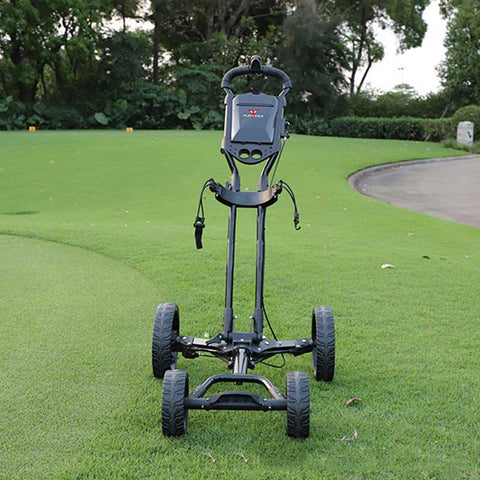 Lesmart Golf Push Cart - Ultra Lightweight & 4 Wheel Design