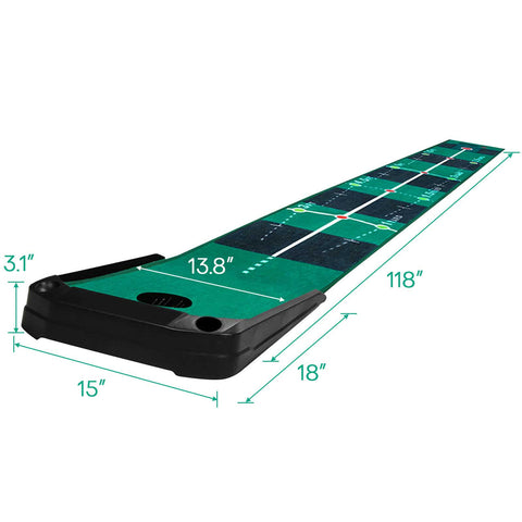 Lesmart Golf Putting Green Golf Trainer Aid