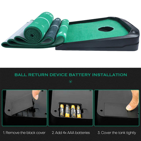 Lesmart Golf Putting Green Golf Trainer Aid