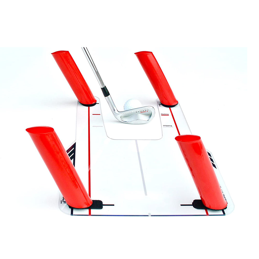 Lesmart Golf Speed Trap, Unbreakable Base, Red Speed Rods