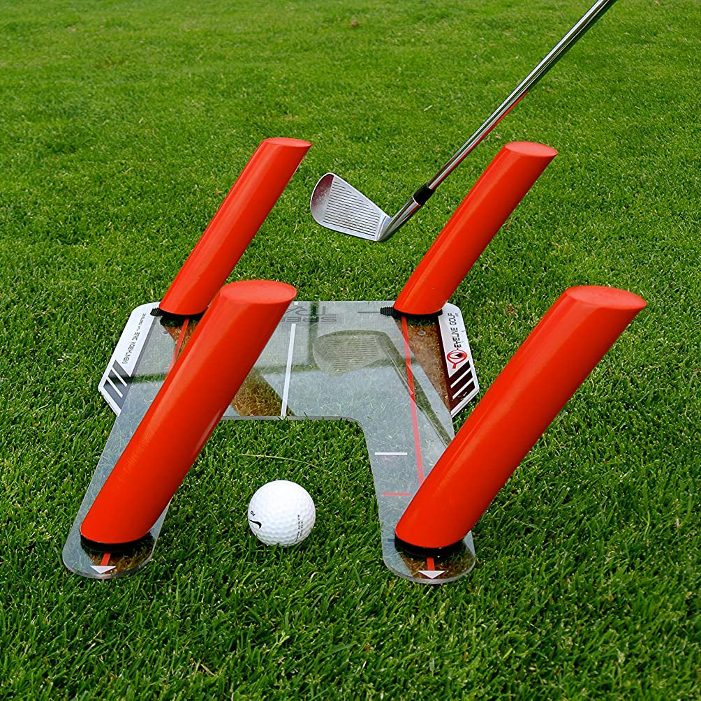 Lesmart Golf Speed Trap, Unbreakable Base, Red Speed Rods