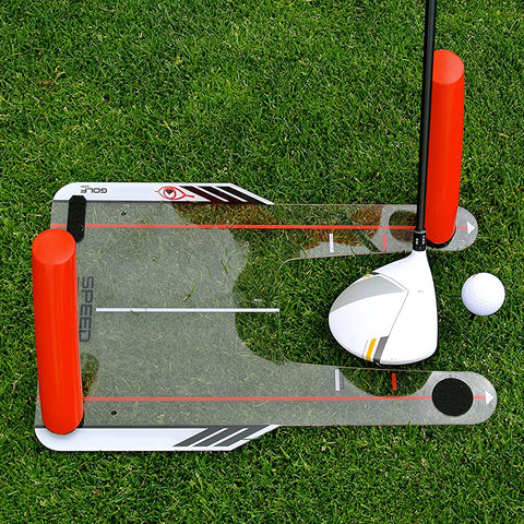 Lesmart Golf Speed Trap, Unbreakable Base, Red Speed Rods