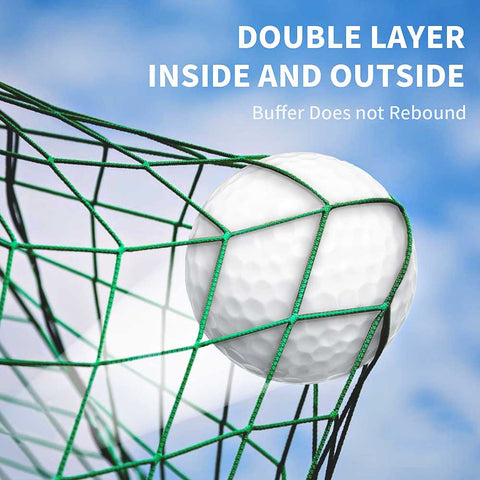 Lesmart Golf Steel Metal Golf Net Cage with Hitting Nets and Targets