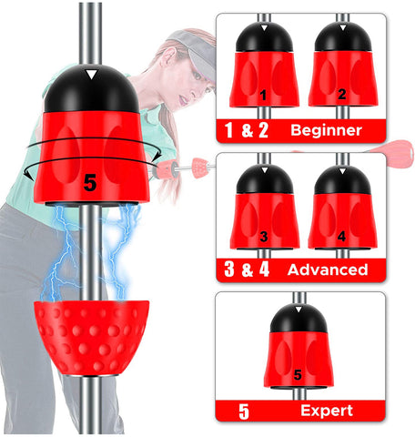 Lesmart Golf Swing Trainer Aid &Unique Adjustable Magnetic Separation Structure