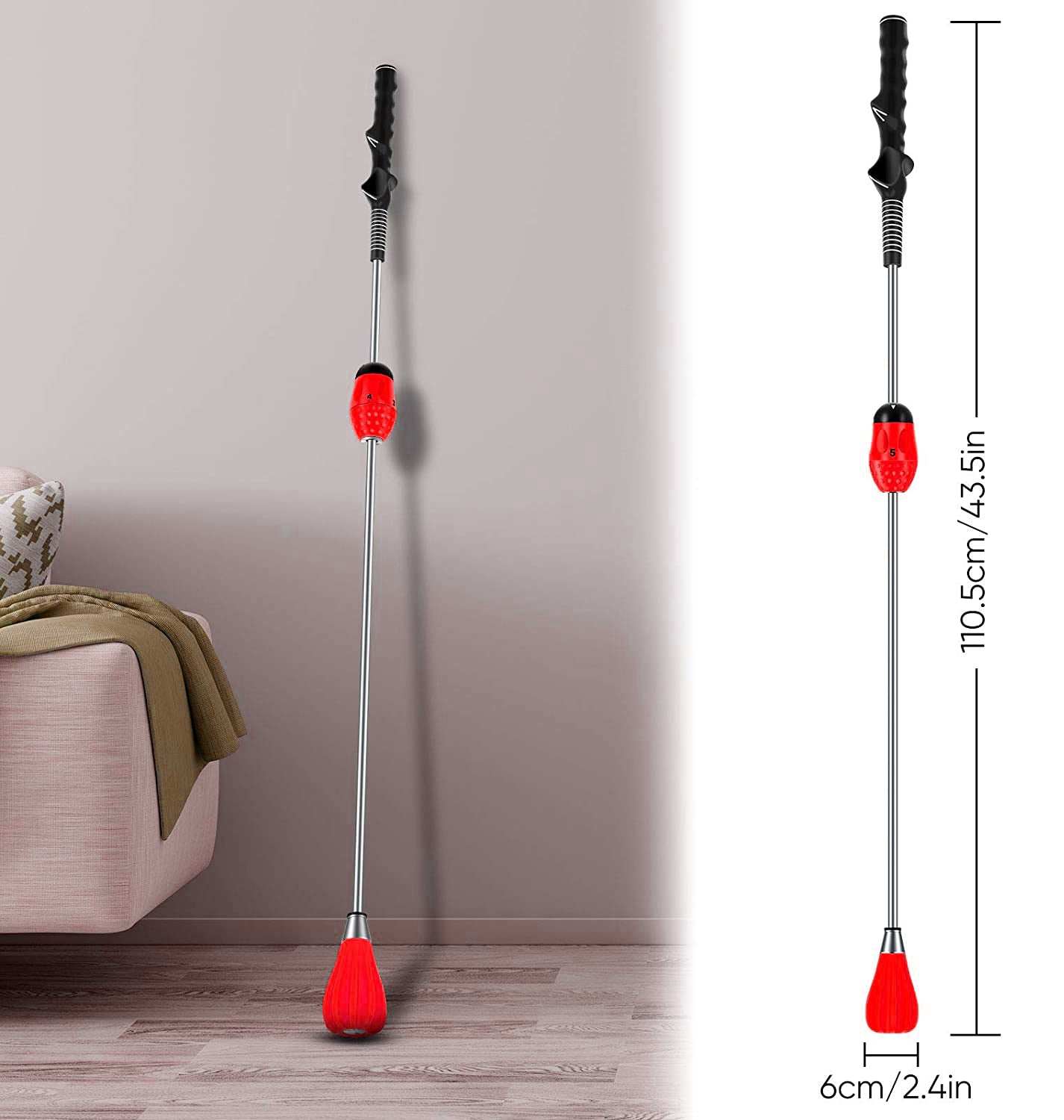 Lesmart Golf Swing Trainer Aid &Unique Adjustable Magnetic Separation Structure