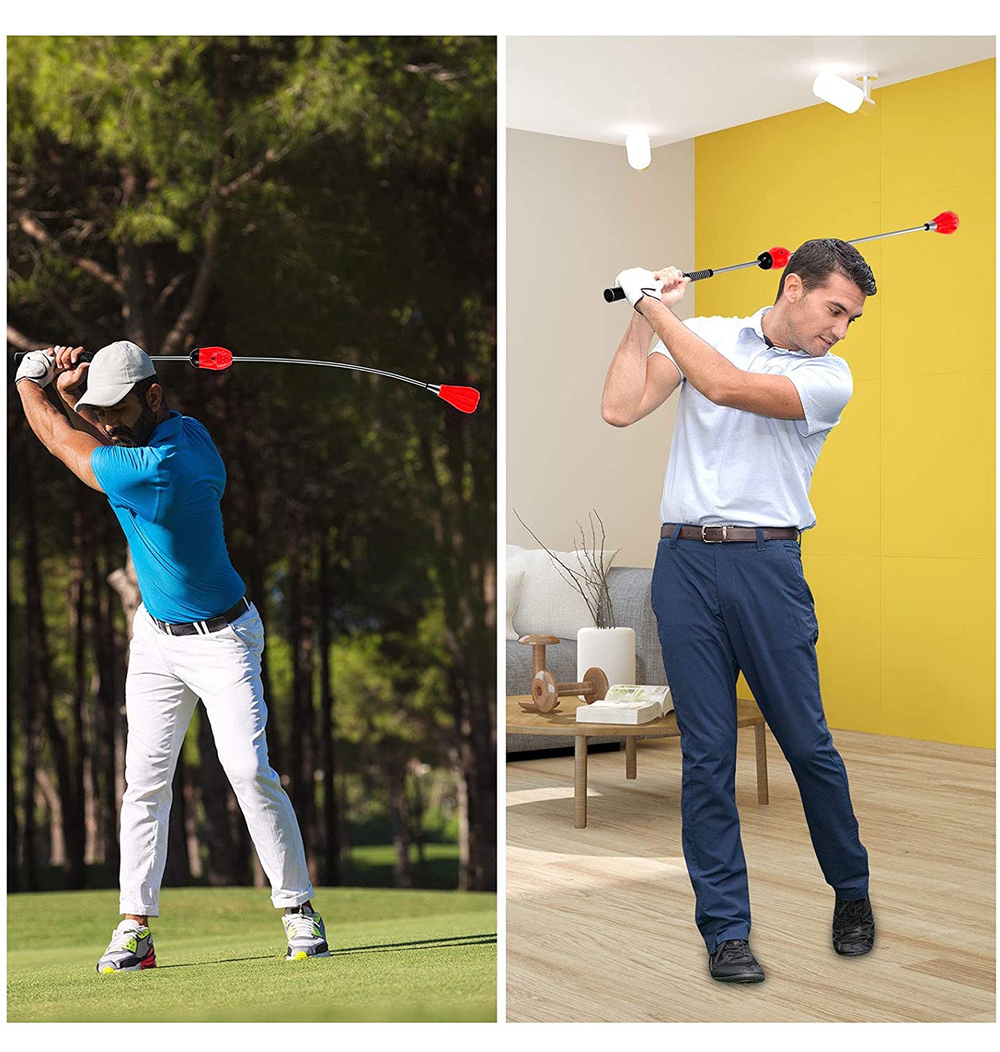 Lesmart Golf Swing Trainer Aid &Unique Adjustable Magnetic Separation Structure