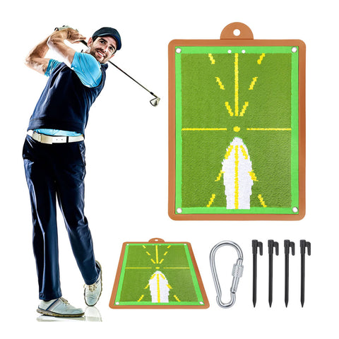 Lesmart Golf Training Mat for Swing Detection Batting