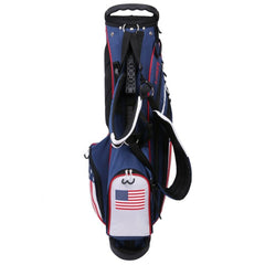 Lesmart Golf USA Flag 7 Lightweight Golf Stand Bag with Dual Straps