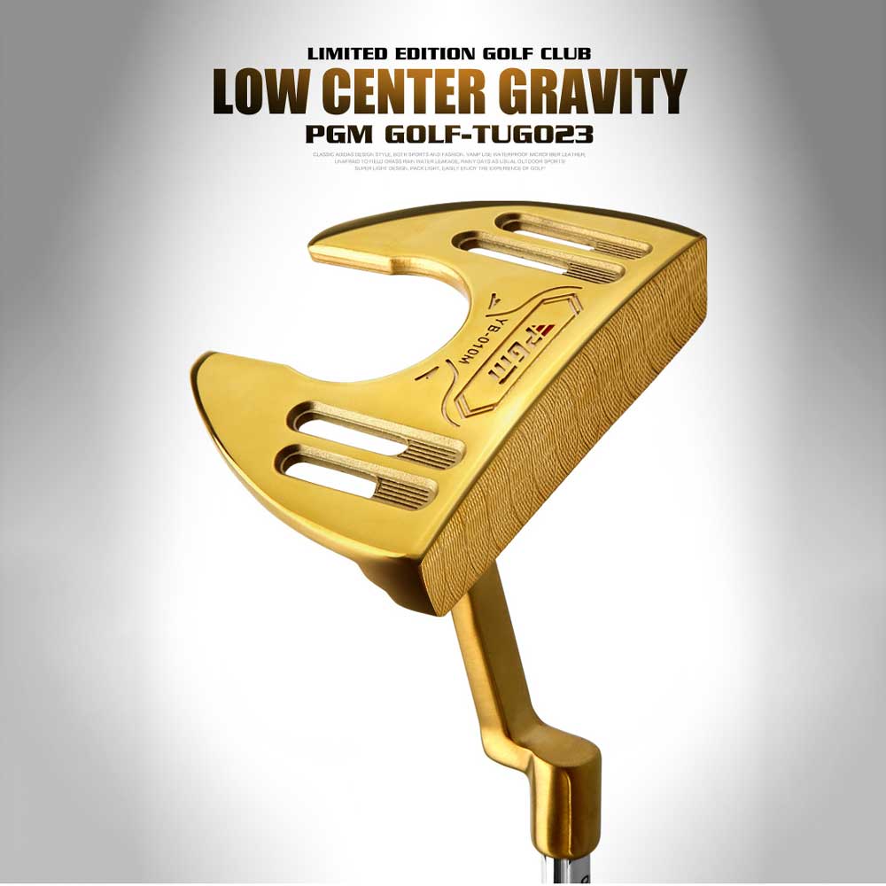 Lesmart Hot Gold Golf Putter, Right Hand