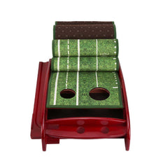 Lesmart Indoor Wood Golf Putting Green Mat with Auto Ball Return System