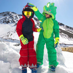 Lesmart Kids Unisex Waterproof Animal One Piece Snowsuits