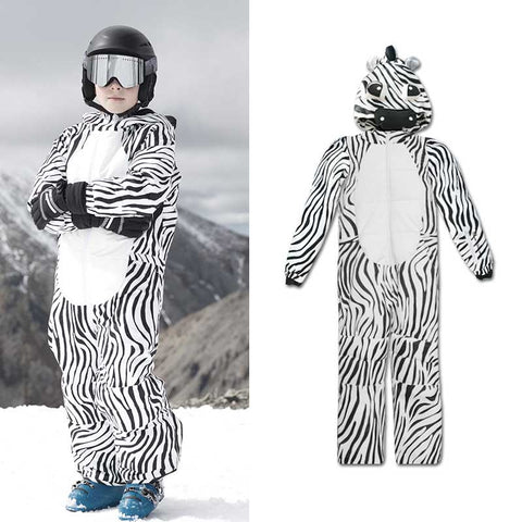 Lesmart Kids Unisex Waterproof Animal One Piece Snowsuits