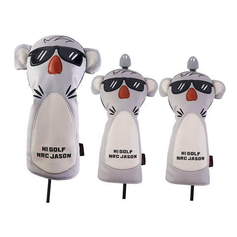Lesmart Koala Golf Club Head Covers for Driver Fairway Woods (3 Pcs)