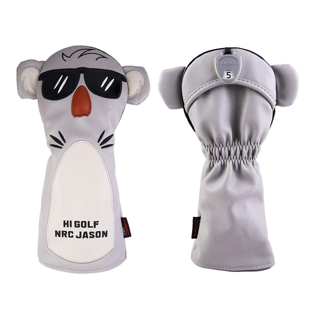 Lesmart Koala Golf Club Head Covers for Driver Fairway Woods (3 Pcs)