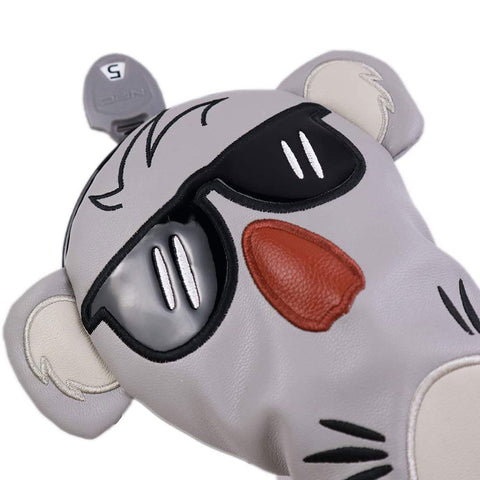 Lesmart Koala Golf Club Head Covers for Driver Fairway Woods (3 Pcs)