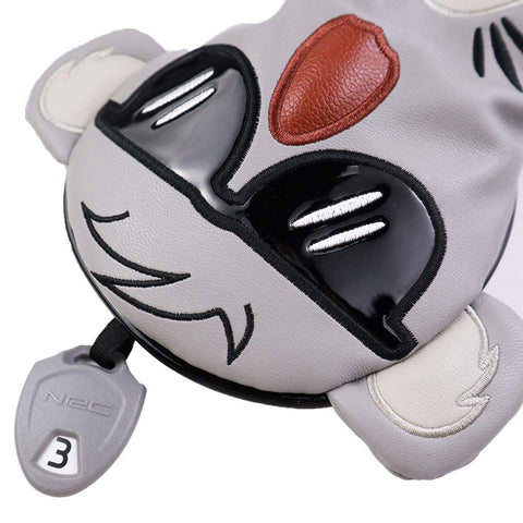 Lesmart Koala Golf Club Head Covers for Driver Fairway Woods (3 Pcs)