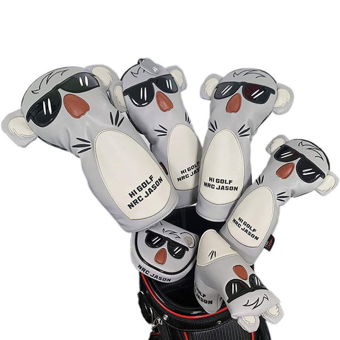 Lesmart Koala Golf Club Head Covers for Driver Fairway Woods (3 Pcs)