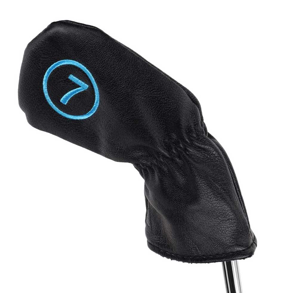 Lesmart Leather Golf Iron Wedge Head Cover Set 9pcs