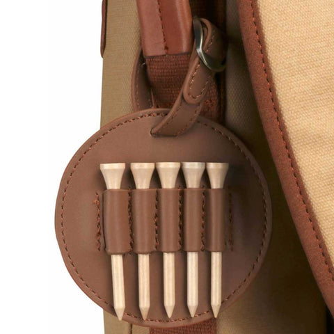 Lesmart Luxury Leather Golf Tee Holder for Belt