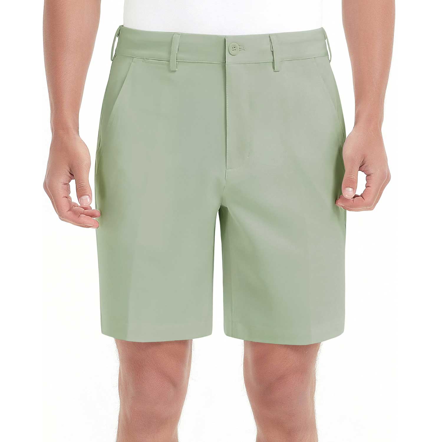 Ben Hogan Performance Men's Flat Front Active Flex Stretch Golf Short, Up to 54 Inches, Size: 50, Gray Ben Hogan Performance Men's Flat Front Active Flex Stretch Golf Short, Up to 54 Inches, Size: 50, Gray