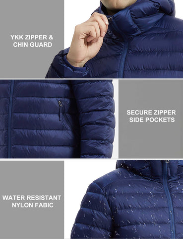 lesmartgolf Men's Lake Series Down Hooded Coats