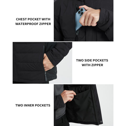 Lesmart Men's Lightweight Warm Puffer Jacket