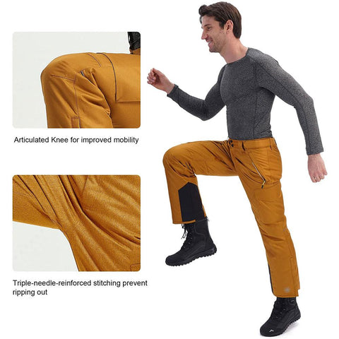 Lesmart Men’s Waterproof Winter Ski Pants
