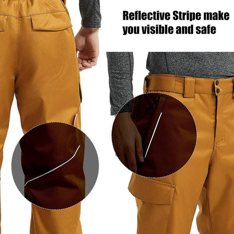 Lesmart Men’s Waterproof Winter Ski Pants