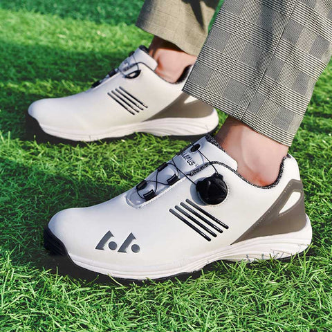 Lesmart Men's Waterproof Spikeless Comfort Golf Shoes