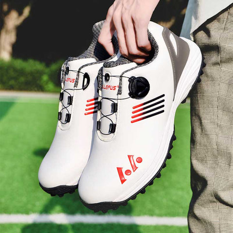 Lesmart Men's Waterproof Spikeless Comfort Golf Shoes