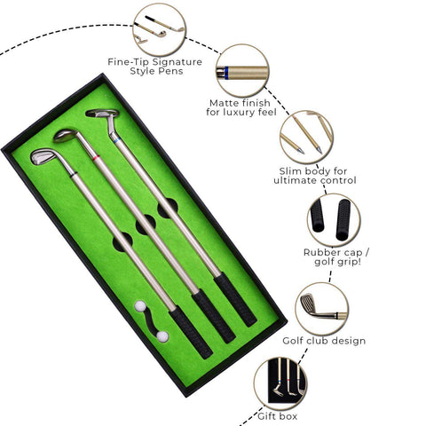 Lesmart Mini Desktop Games Golf Pen Gifts