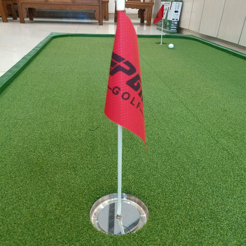 Lesmart Mini Golf Flag and Cups for Putting Green Mat