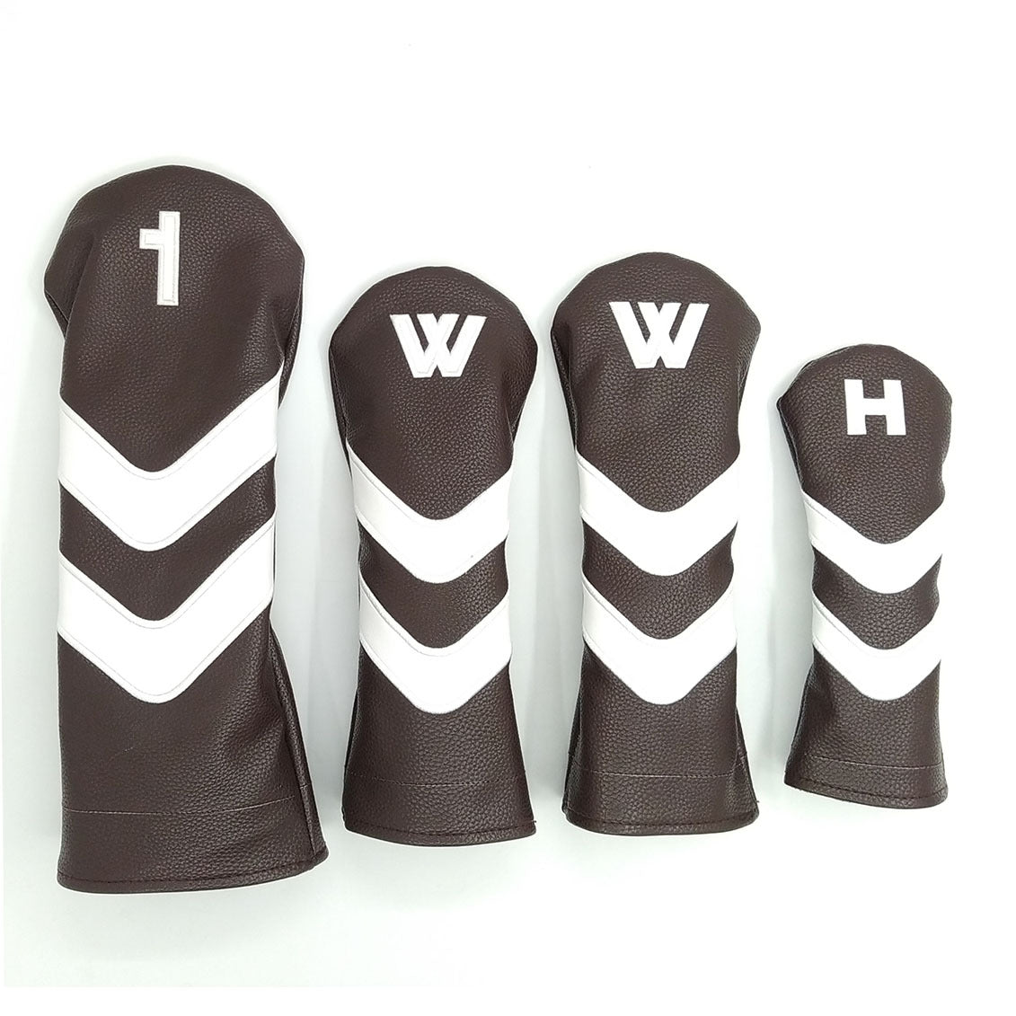 Lesmart PU Leather Vintage Design Golf Head Covers
