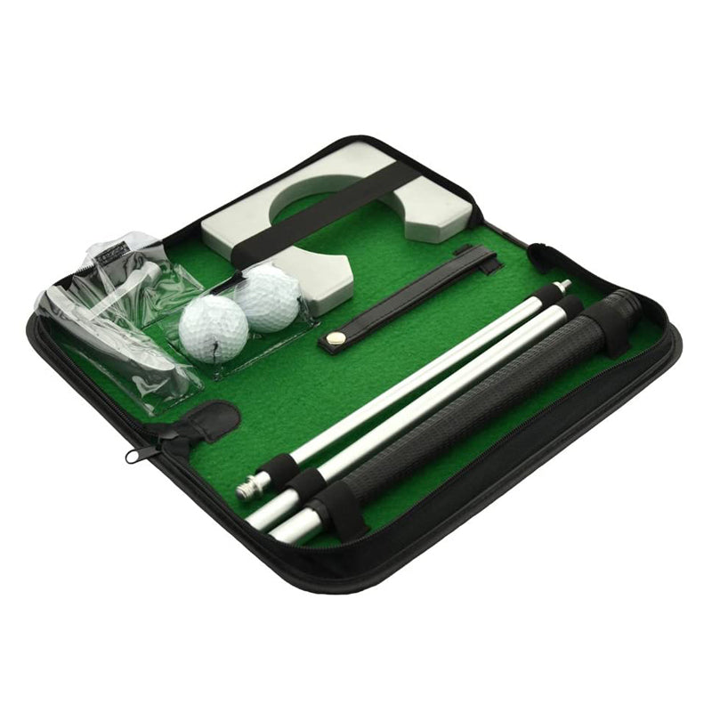 Putting Kit Lesmart Executive Gift Portable Golf Putter Set Kit with Ball Hole-Cup ...