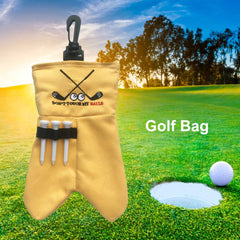 Lesmart Portable Large Capacity Prank Golf Ball Bag