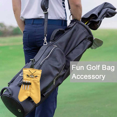 Lesmart Portable Large Capacity Prank Golf Ball Bag