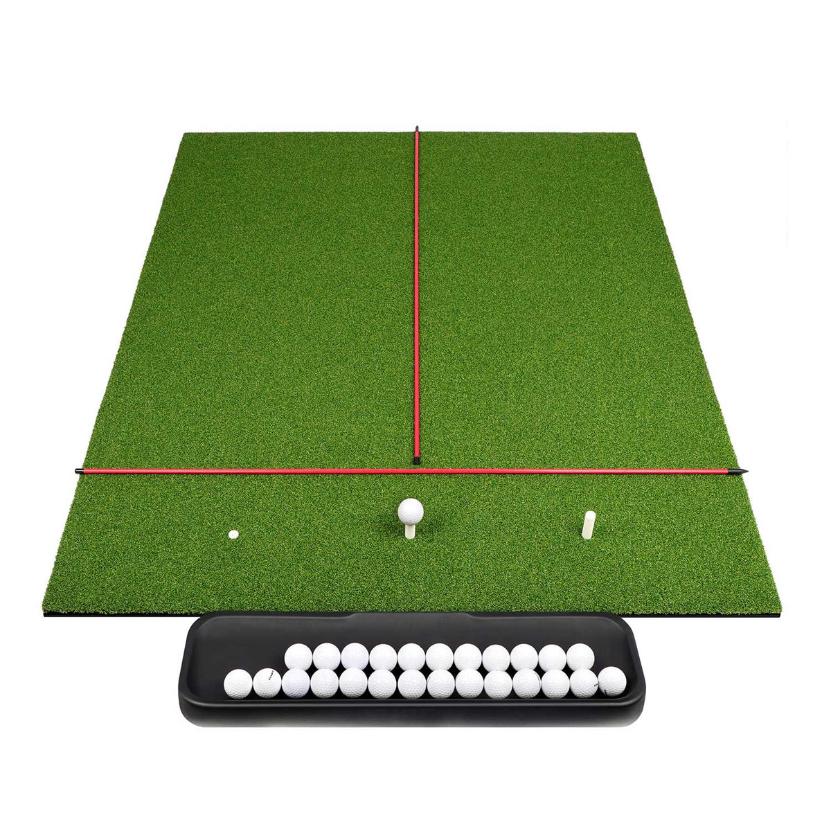 Lesmart Premium Turf Golf Hitting Mats with Rubber Foam Padding
